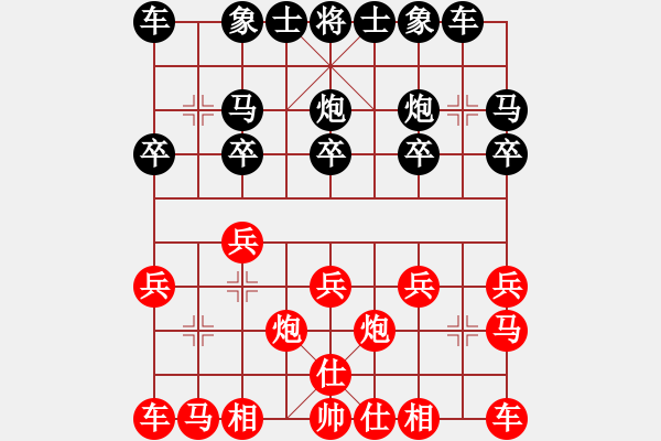 象棋棋譜圖片：天翼[2837532009] -VS- 功夫熊貓[744585811] - 步數(shù)：10 