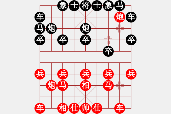 象棋棋譜圖片：蜀山老溫(8段)-和-舞天姬(7段) - 步數(shù)：10 