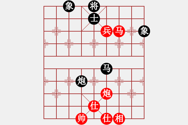 象棋棋譜圖片：牡丹亭牛賽(9段)-和-黑客程序三(5r) - 步數(shù)：100 