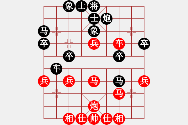 象棋棋譜圖片：【天天象棋力評測】浩軒爺先勝太極2018·4·11 - 步數(shù)：40 