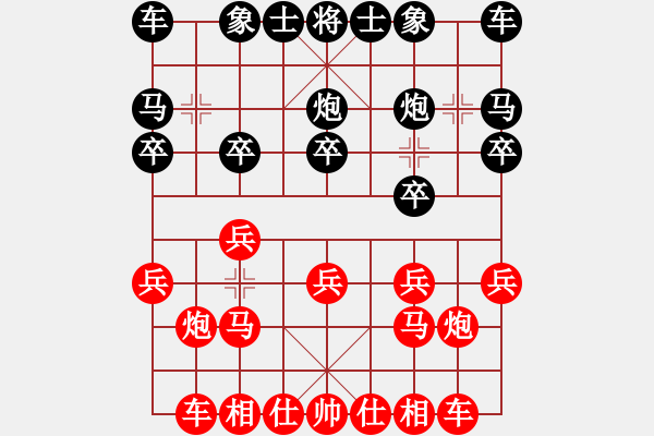 象棋棋譜圖片：國少賽第三輪邯鄲任蕭碩先勝新疆張程川 - 步數(shù)：10 