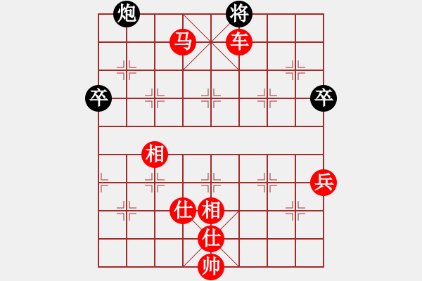 象棋棋譜圖片：過宮七殺VS高高低低(2014-2-6) - 步數(shù)：107 