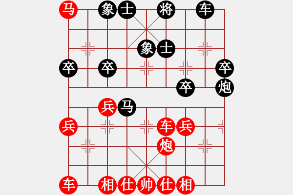 象棋棋譜圖片：橫才俊儒[292832991] -VS- 大道朝西[173577582] - 步數(shù)：40 