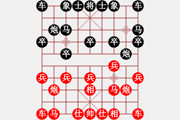 象棋棋譜圖片：老狼[1040716045](負) -VS- 笑口常開[397689598] - 步數(shù)：10 