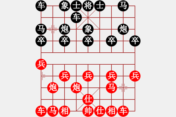 象棋棋譜圖片：■云飛陽[1137798913] -VS- 情深緣淺[1606187245] - 步數(shù)：10 