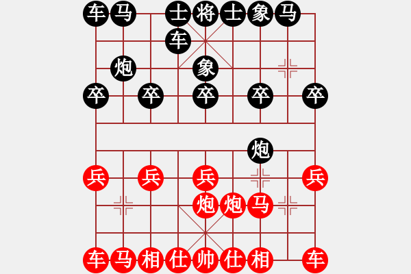 象棋棋譜圖片：新疆人張欣(北斗)-負-豬肉燉米線(無極) - 步數(shù)：10 