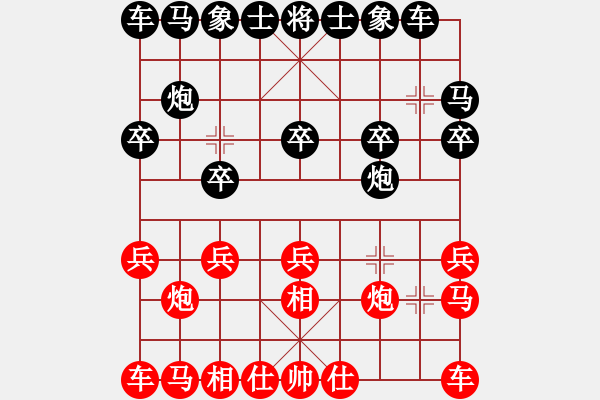 象棋棋譜圖片：浪子[1270241759] -VS- 哈哈[1245437518] - 步數(shù)：10 