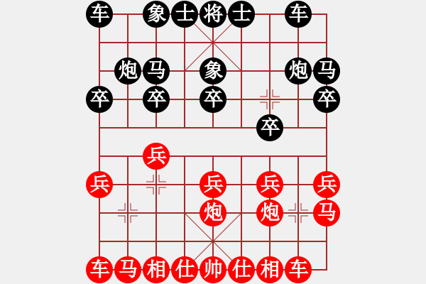 象棋棋譜圖片：劉紫涵 先和 閆進(jìn)瑞 - 步數(shù)：10 