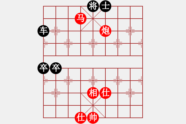 象棋棋譜圖片：單象雙士和車雙卒 - 步數(shù)：10 