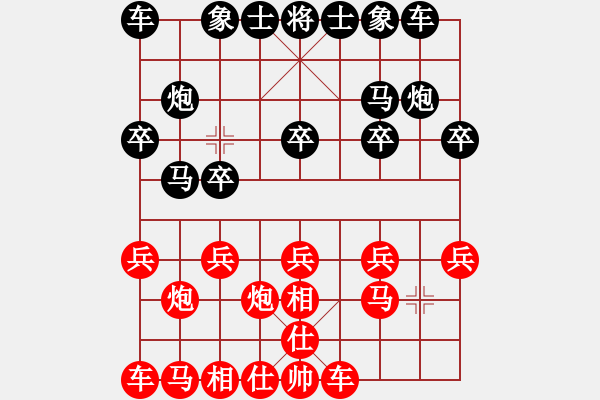 象棋棋譜圖片：歐少俠(7弦)-負(fù)-月亮和狗(9星) - 步數(shù)：10 