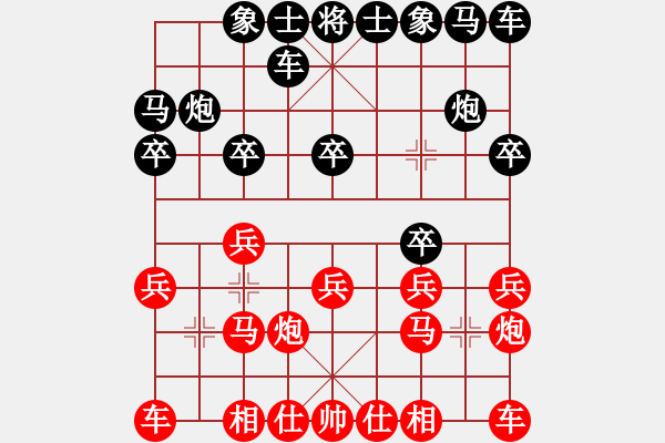 象棋棋譜圖片：wwwssxxx(9星)-勝-紅雙喜(北斗) - 步數(shù)：10 