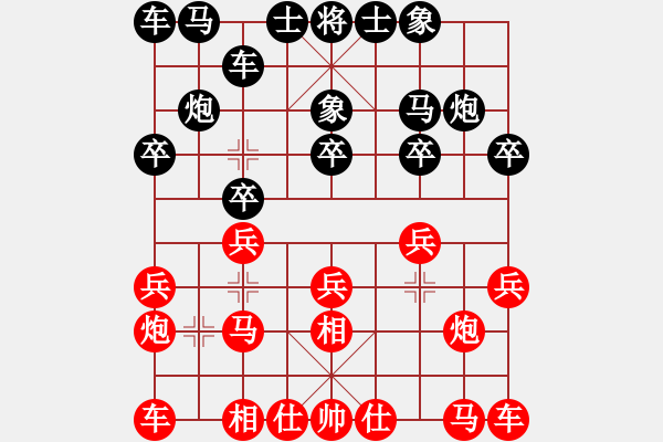 象棋棋譜圖片：淄博第二屆傅山杯 第11輪 第18臺(tái) 山東青島 韓壯 先和 山東棗莊 李學(xué)淏 - 步數(shù)：10 