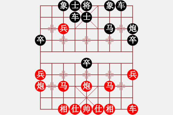 象棋棋譜圖片：煙臺 曲俊凱 負 省交通廳 徐彬 - 步數(shù)：30 