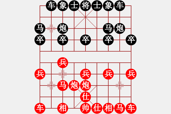 象棋棋譜圖片：穝穝(9段)-負-浪子劍客(4段) - 步數(shù)：10 