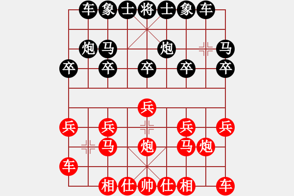 象棋棋譜圖片：強(qiáng)求勝一意孤行 靠時(shí)間輸液成贏一新(5弦)-負(fù)-堯鄉(xiāng)橘中客(1弦) - 步數(shù)：10 