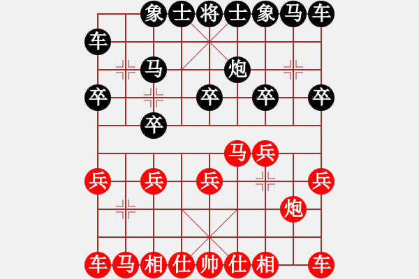 象棋棋譜圖片：游戲一下 負 qqq - 步數(shù)：10 