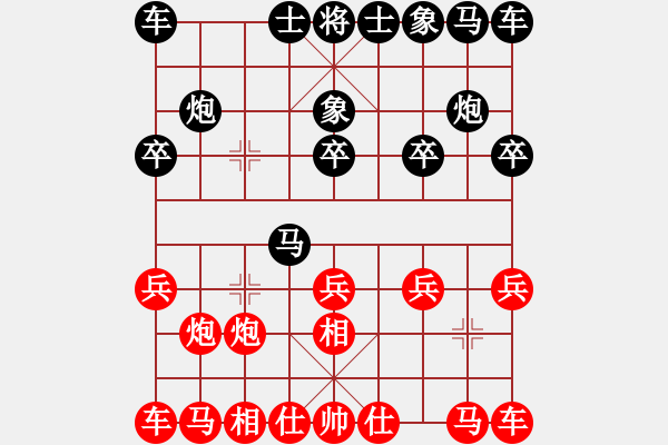 象棋棋譜圖片：君[240747580] -VS- 阿虎[842872520]7 - 步數(shù)：10 