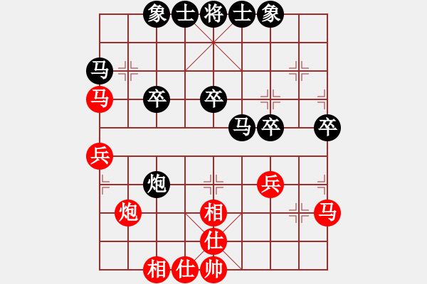 象棋棋譜圖片：弈天一劍 [紅] -VS- 真心實意[黑] - 步數(shù)：30 