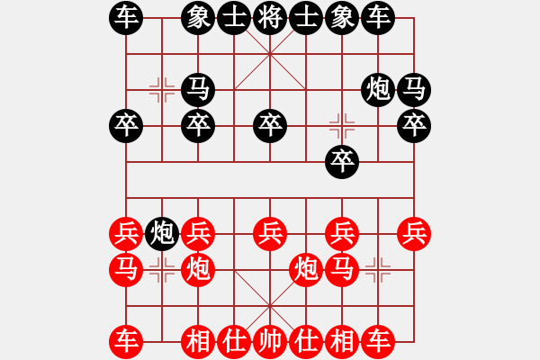 象棋棋譜圖片：風(fēng)再起時(9星)-勝-棋雙虎(9星) - 步數(shù)：10 