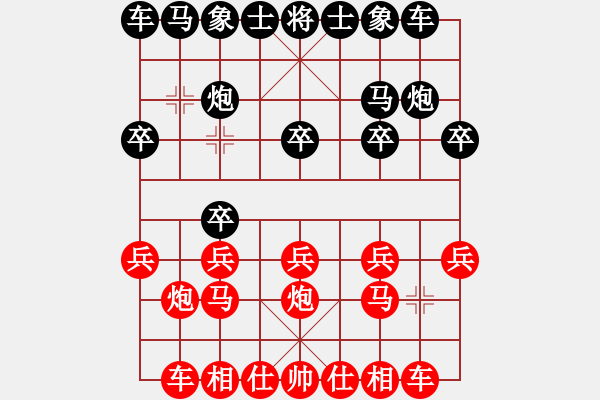 象棋棋譜圖片：隨心所欲 勝 棋行天下 - 步數(shù)：10 