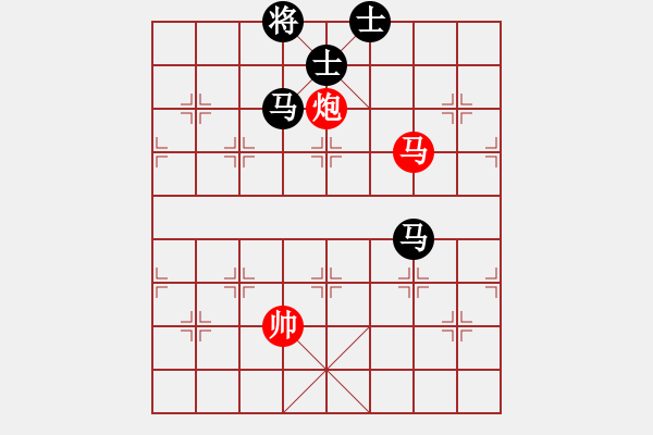 象棋棋譜圖片：第三節(jié) 馬炮巧勝雙馬【例6】附1 - 步數(shù)：0 