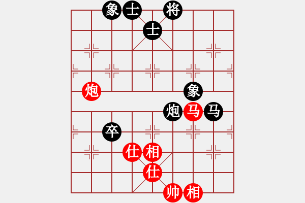 象棋棋譜圖片：仙笑倆菜(5段)-勝-賽博園(4段) - 步數(shù)：100 