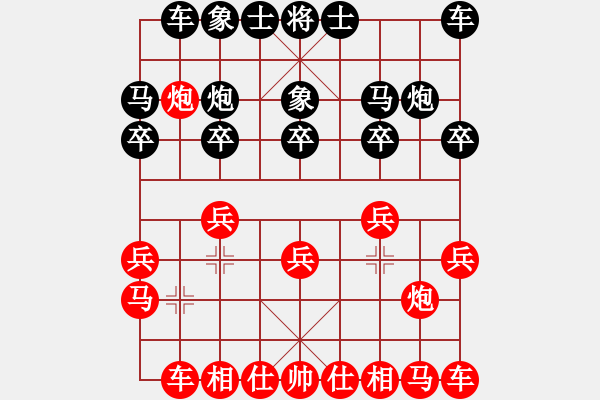 象棋棋谱图片：黑龙天下(日帅)-负-中国石油(9段) - 步数：10 