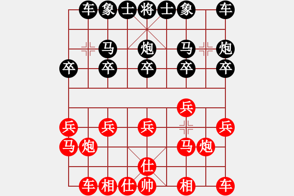 象棋棋譜圖片：2015年“約翰王子杯”全國象棋公開賽第四輪鄧家榮勝姜曉 - 步數(shù)：10 