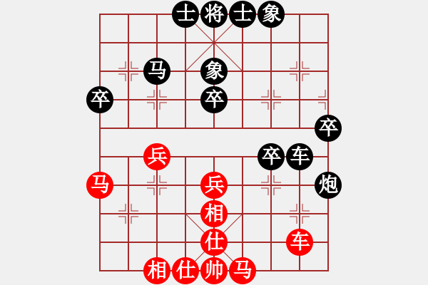 象棋棋譜圖片：z[zlpqhy2009] VS CYCLONE V6.2 - 步數(shù)：40 