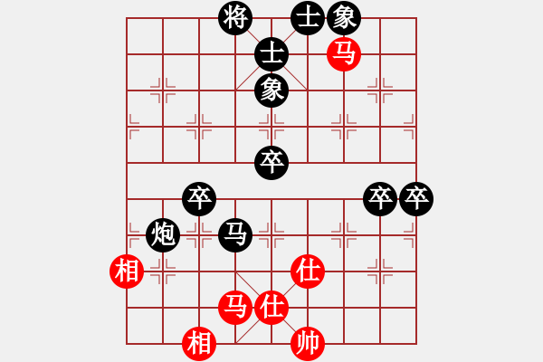 象棋棋譜圖片：z[zlpqhy2009] VS CYCLONE V6.2 - 步數(shù)：80 