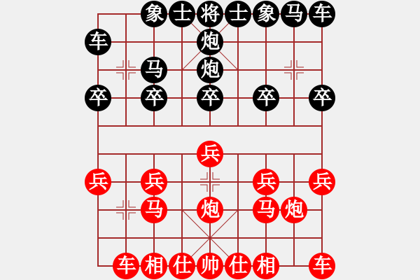 象棋棋譜圖片：帥得驚動(dòng)了[1004643080] -VS- 山靈[112160832] - 步數(shù)：10 