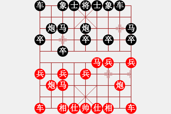 象棋棋譜圖片：他爺爺[759449752] -VS- 橫才俊儒[292832991] - 步數(shù)：10 