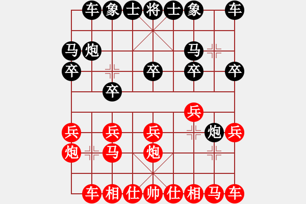 象棋棋譜圖片：浙江 徐偉敏 勝 四川 許文章 - 步數(shù)：10 