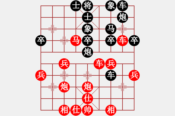 象棋棋譜圖片：分紅比例符合技術(shù)開(kāi) 勝 接電話 - 步數(shù)：40 