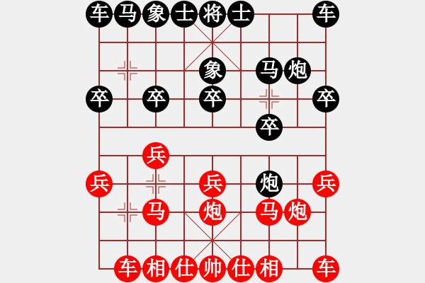 象棋棋譜圖片：10877局 E01-仙人指路對飛象-旋九專雙核-新手 紅先負 小蟲引擎24層 - 步數(shù)：10 