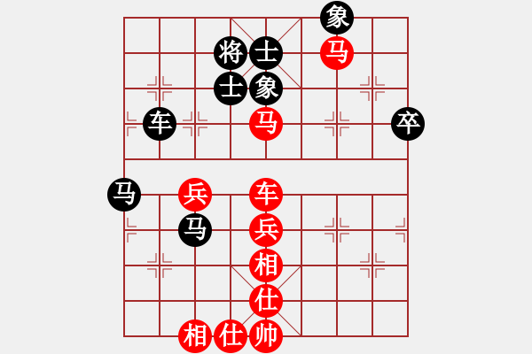 象棋棋譜圖片：fjzydz(7段)-和-張大師(8段) - 步數(shù)：100 