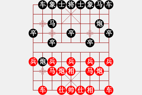 象棋棋譜圖片：因?yàn)樗訹1245437518] -VS- 陽光燦爛[279921581] - 步數(shù)：10 