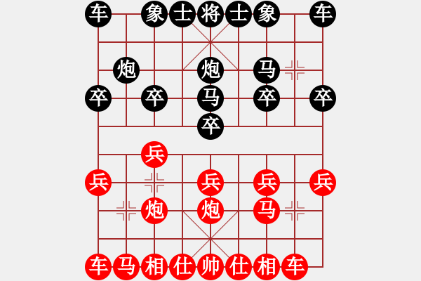 象棋棋譜圖片：湘南伍子豪(8級(jí))-勝-華南虎(6段) - 步數(shù)：10 