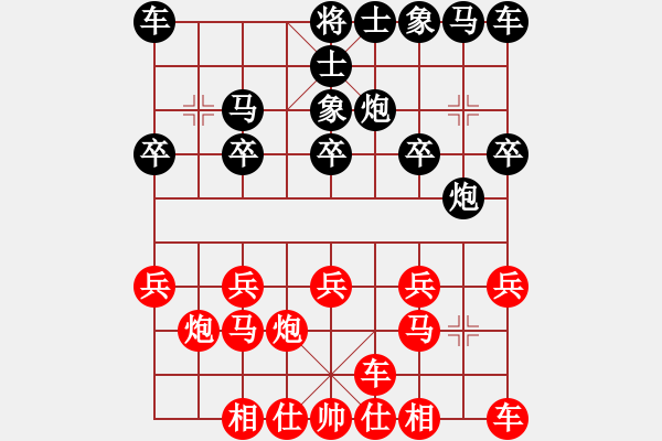 象棋棋譜圖片：昭陽老將(2段)-勝-枰上度春秋(9段) - 步數(shù)：10 