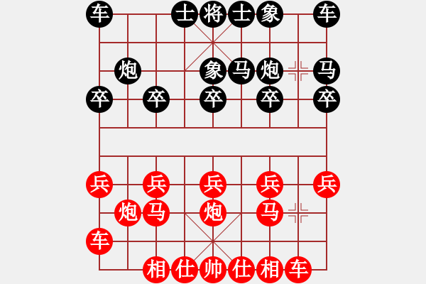 象棋棋谱图片：王一帆(5r)-负-周鹭(5r) - 步数：10 