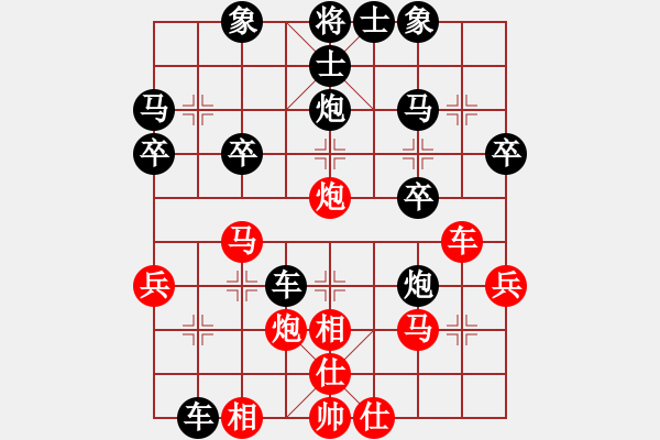 象棋棋譜圖片：流浪天涯[紅] -VS- 橫才俊儒[黑] - 步數(shù)：32 