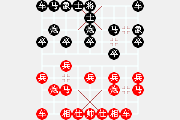 象棋棋譜圖片：丨神龍丨 負 隨心所欲 - 步數：10 