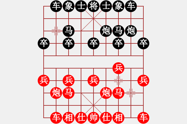 象棋棋谱图片：于川 先和 刘征 - 步数：10 