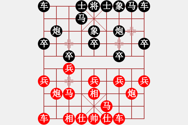 象棋棋譜圖片：我愛深圳妹(9星)-勝-小豬佩奇(9星) - 步數(shù)：10 