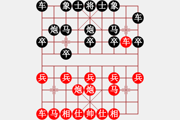 象棋棋譜圖片：hzhwm(5級(jí))-負(fù)-qtshg(初級(jí)) - 步數(shù)：10 