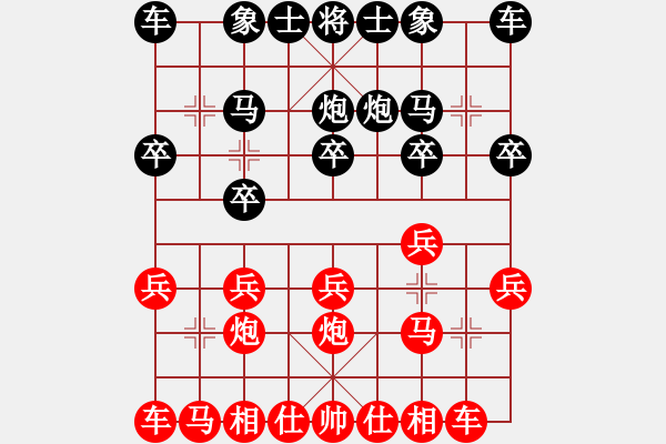 象棋棋譜圖片：我和奇兵的一盤(pán)棋奇兵執(zhí)紅 - 步數(shù)：10 