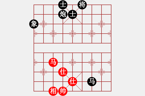 象棋棋谱图片：五八3.右横。马三进四。车九进一。炮八平三。马四进六。兵九进一 - 步数：210 