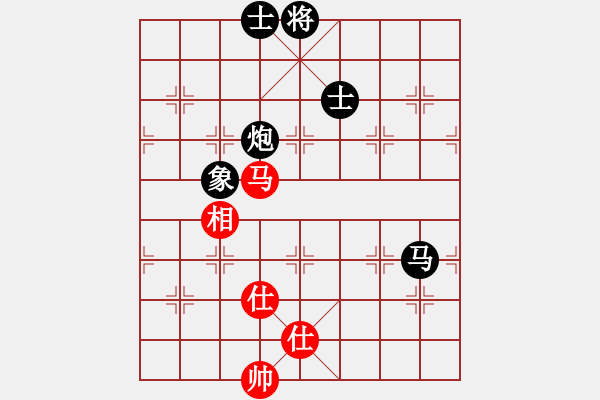 象棋棋譜圖片：五八3.右橫。馬三進四。車九進一。炮八平三。馬四進六。兵九進一 - 步數(shù)：220 