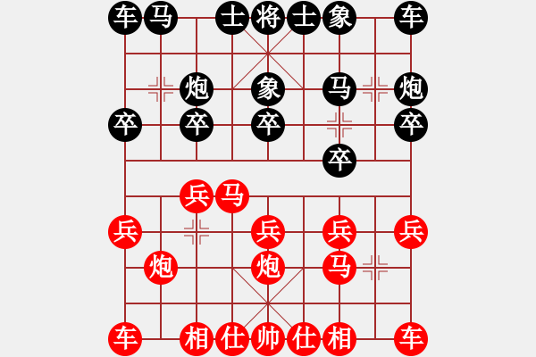 象棋棋譜圖片：第五輪 - 步數(shù)：10 