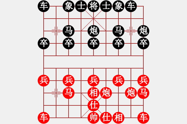 象棋棋譜圖片：曉語(yǔ)瑞瑞(3星)-勝-李團(tuán)結(jié)(9星) - 步數(shù)：10 